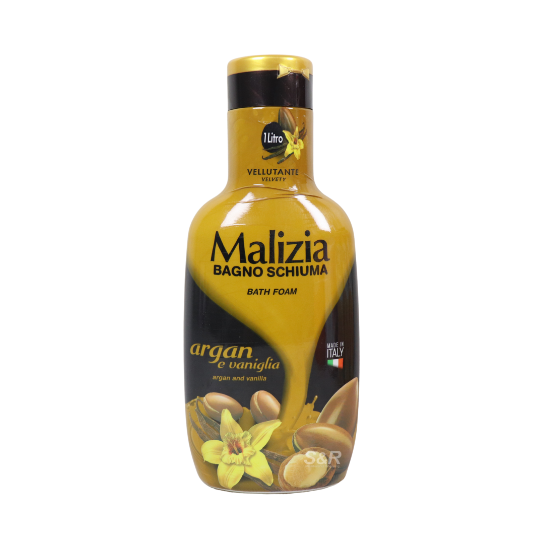 Malizia Bath Foam Argan and Vanilla 1L